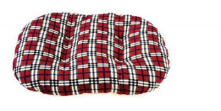 Washable Oval Pet Cushion Small Medium Large Extra Red Cream Dog Cat 
