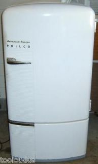   PHILCO REFRIGERATOR WITH ORIGINAL OWNERS MANUAL WORKS GREAT NICE