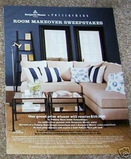 2007 Benjamin Moore Paints paint & pottery barn 1 PG AD