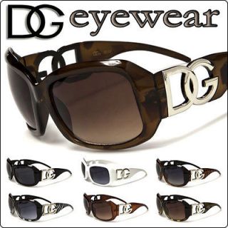 DG Sunglasses Stylish Women Celebrity Fashion Black White Animal Print 