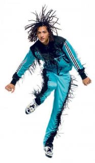   Mens Jeremy Scott ObyO Fringed Track Top and Pant Suit size S