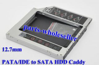 New Pata IDE to Sata Caddy Module For 12.7mm Universal CD / DVD ROM 