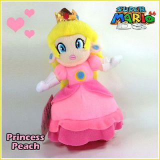 Super Mario Bros Plush Princess Peach Soft Toy Nintendo Stuffed Animal 