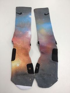 CUSTOM Nike Elite Socks GALAXY X LARGE XL 12 15