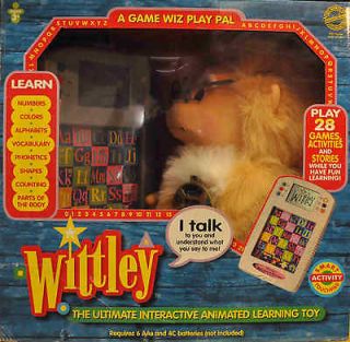 WITTLEY THE ULTIMATE INTERACTIVE ANIMATED LEARNING TOY 031000 (NEW 