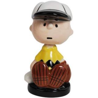 Peanuts Charlie Brown Baseball Bobblehead Figurine Statue Figure
