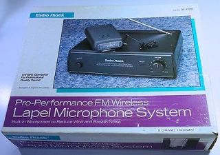   Pro Performance 32 1229 Professional FM Wireless Microphone System