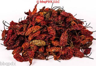   Sun Dried GHOST PEPPERS Fresh BHUT JOLOKIA Chili Pepper Seed Pods