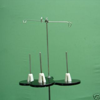 Thread stand three 3 spool table mount Sewing Machine