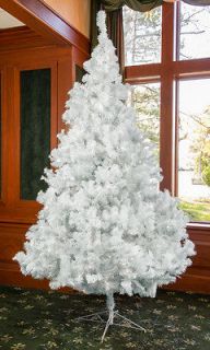 Valley King White 12 Ft Hinged Pine Prelit Artificial Christmas Tree