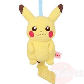 Pokemon I LOVE PIKACHU Large 10 Purse Plush Doll Toy Belt Strap 