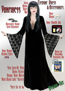Black Vampiress Plus Size Vampire Costume & Accessories