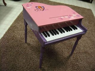 BARBIE CHILD SIZE BABY GRAND PIANO PINK & LAVENDER 20 TALL   VERY 