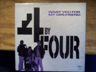 BY FOUR WANT YOU FOR MY GIRLFRIEND 45 PICTURE SLEEVE ONLY