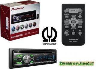 new Pioneer DEH 4400HD In Dash Car CD/MP3/AUX Stereo Receiver w/ HD 