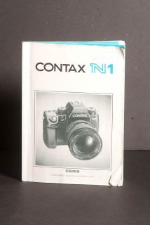 Contax N1 Genuine Instruction Book / Manual / User Guide in Japanese