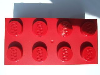 Lego Red coin piggy bank / money box (2 x 4 brick)  NEW