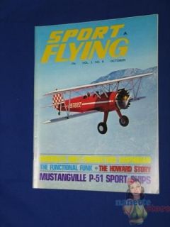 Sport Flying October Vol 1 Issue 5   Mustangville P 51   Amphibian 
