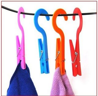 Laundry Hooks Clothes Pins BRAND NEW Hanger Dry Drip(6pcs)