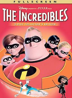 The Incredibles (DVD, 2 Disc Set, Fullscreen, Collectors Edition)