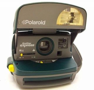 Polaroid Green OneStep Express 600 Instant Film Camera Very Good 
