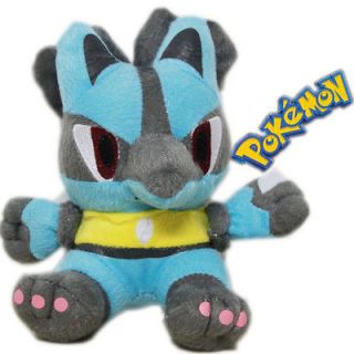 Nintendo Pokemon Lucario Rukario Stuffed Animal Plush Toy Fluffy 17cm 