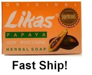 Bars of Original Likas Papaya Soap for Acne Whitening