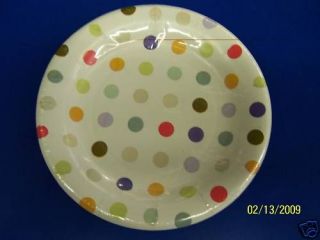 polka dot paper plates