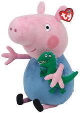 LARGE TY PEPPA PIG   GEORGE   SOFT PLUSH TOY 12 INCHES (30CM)   BNWT 