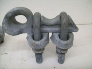 Maclean Power Systems AE 155 Auxiliary Anchor Eye Rod Clamps (Lot of 