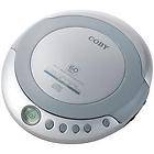 COBY SLIM COMPACT ANTI SKIP CD PLAYER DBBS HEADPHONES SILVER FREE US 