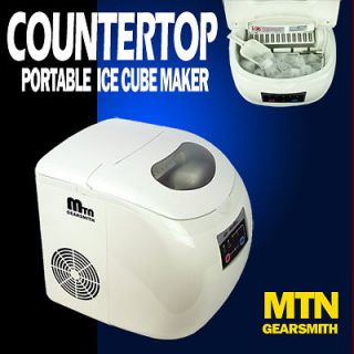 New MTN Deluxe Portable Countertop Desk Ice Cube Maker Machine 33 lbs 