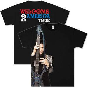 Prince Welcome 2 America Tour T shirt XL X Large Authentic New Sold 