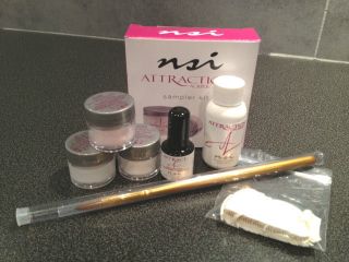   Acrylic Nails Sampler Kit, Primer, Powders, Liquid, Tips & Brush