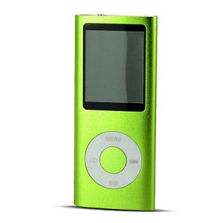   Metal 1.8 LCD USB Portable  MP4 Player FM Radio Ebook Reader Green