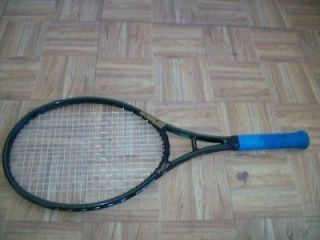 Prince Graphite Oversize Straight Shaft 107 4 3/8 Tennis Racquet