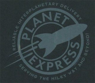 Planet Futurama Express Ship Spaceship Wood Model  