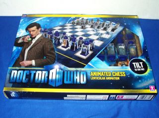 Doctor Who 2011 3D Novelty Lenticular Chess Set