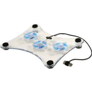 Laptop Cooling Pad with 3 Fans and 6 LEDs   USB Powered   By Northwest