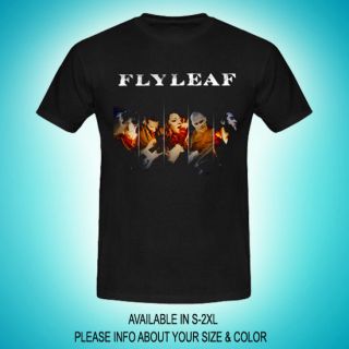 FLYLEAF logo fly leaf metal band tee Man Black Tshirt New