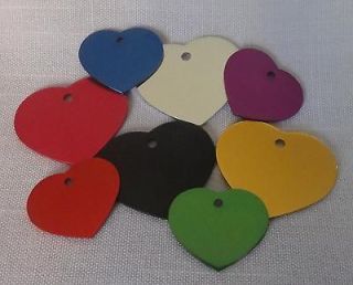   TAGS BULK   ENGRAVED LOT OF 10 Tags   Pet/Dog/Cat ID Tag Choose colors
