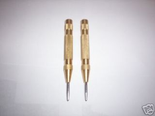 BRASS AUTOMATIC SPRING LOADED CENTER PUNCH PUNCHES