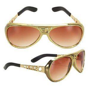   Classic TCB TLC sunglasses. Official, licensed, Gold w/ bronze lenses