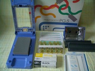   Gocco PG 5 w/ 5 Master 10 Lamp 3 Ink B6 post card Screen Printer kit