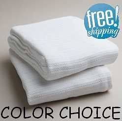 NEW HEAVY THERMAL BLANKET BEDSPREAD BED SPREAD SIZE & COLOR CHOICES