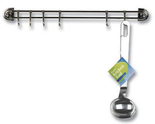   Houseware # 3920 Stainless Steel Hanging Utensil Gadget Hook Rack