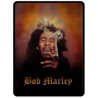 Legendary Reggae Singer Bob Marley Fleece Blanket Size Small/Medium 