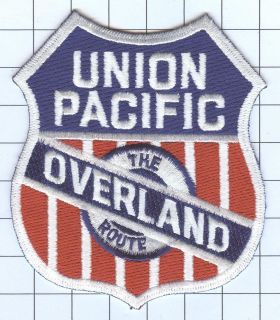 RAILROAD PATCH   UNION PACIFIC OVERLAND ROUTE