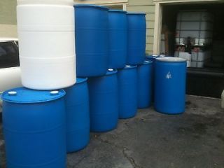   Plastic Drum: Food Grade Safe   Great For Aquaponics & Rain Barrels
