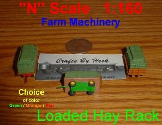 Scale Farm Machinery WAGON Loaded Hay Rack